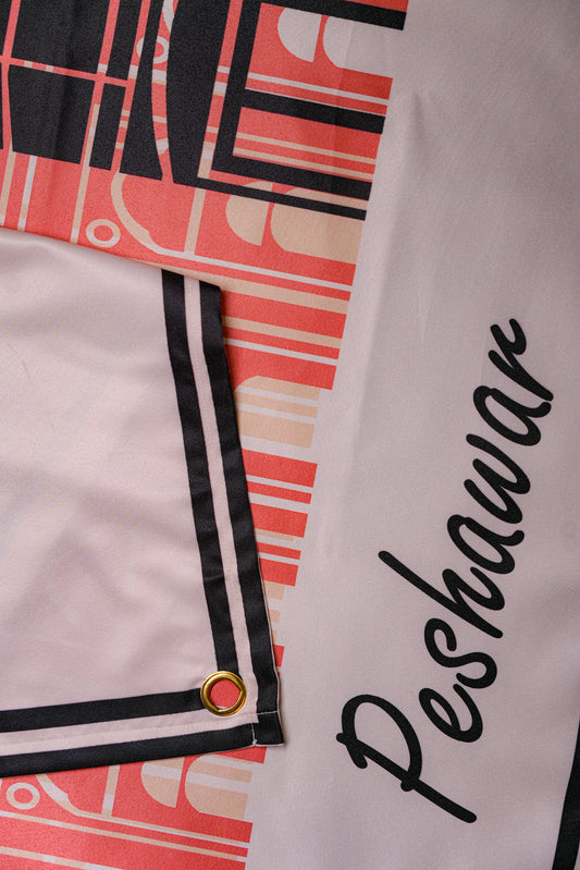 Peshawar Skyline Tapestry - draps.pk