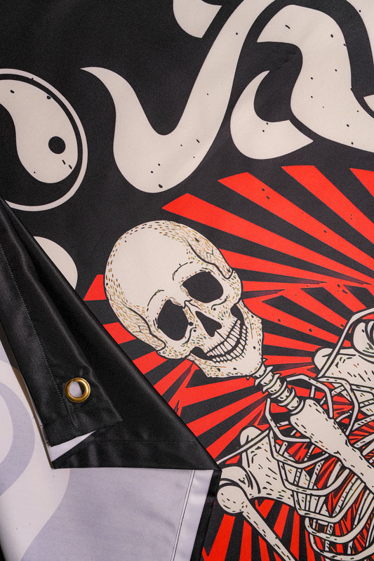 Mystic Calm Skeleton Tapestry - draps.pk