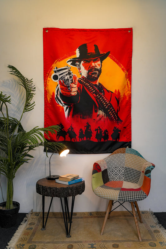 Red Dead Redemption Tapestry - draps.pk