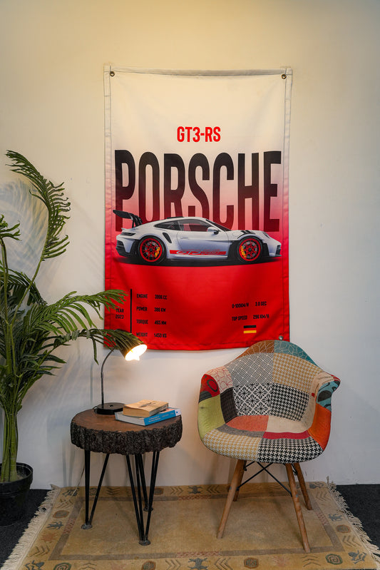 Porsche GT3 RS Tapestry - draps.pk