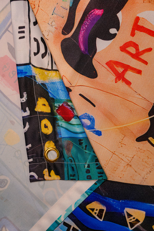 Pop Art Mona Lisa Tapestry - draps.pk