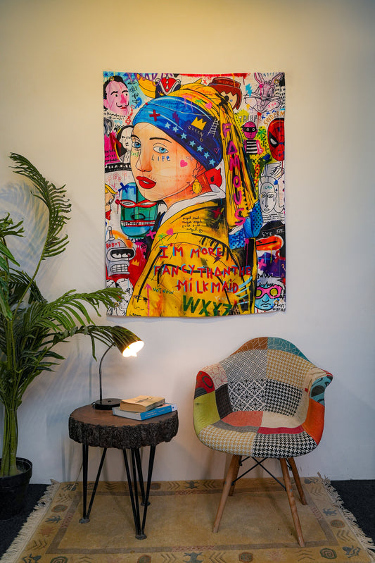 Varmeer Pop Art Tapestry - draps.pk