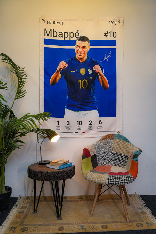 Kylian Mbappé Tapestry - draps.pk