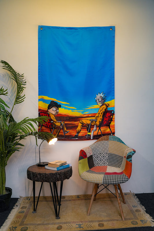 Rick And Morty II Tapestry - draps.pk