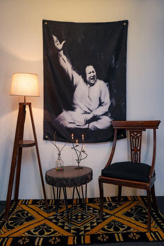 Ustaad NFAK Tapestry - draps.pk