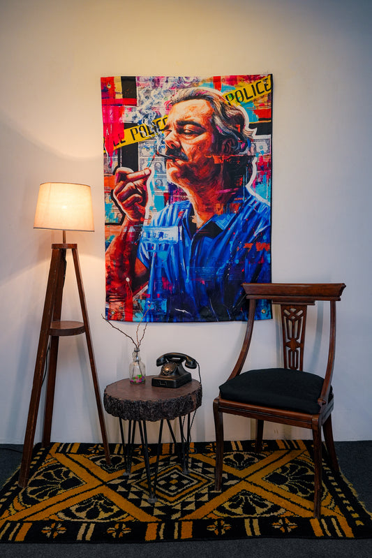 Pablo Escobar Tapestry - draps.pk