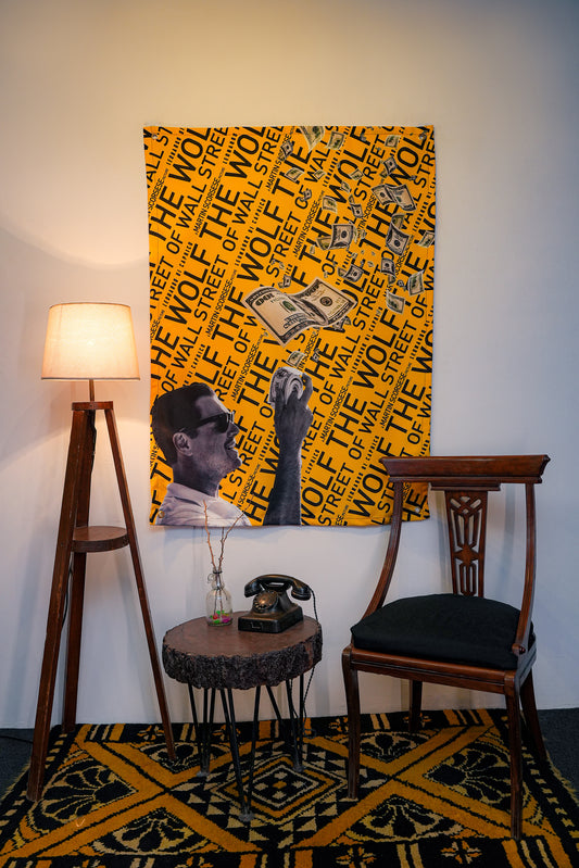 The Wolf of Wall Street Tapestry - draps.pk