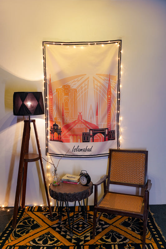Islamabad Skyline Tapestry - draps.pk