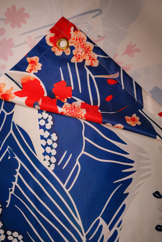 Momo Floral Tapestry - draps.pk