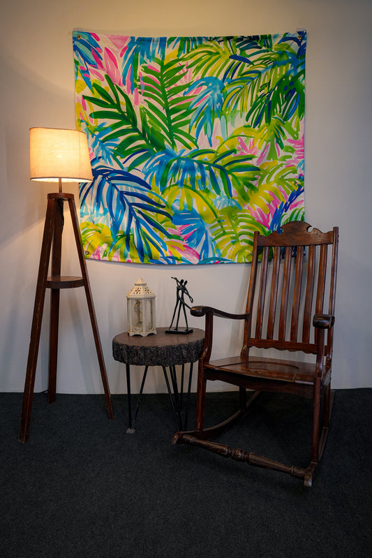 Watercolour floral Tapestry - draps.pk