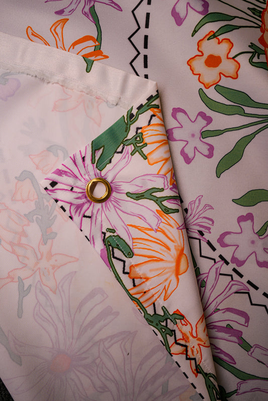 Floral Mandala II Tapestry - draps.pk