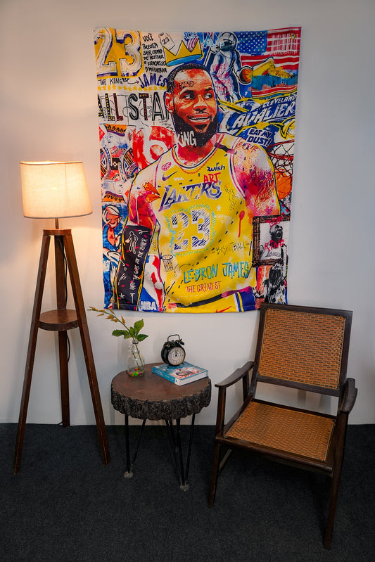 Lebron James Pop Art Tapestry - draps.pk