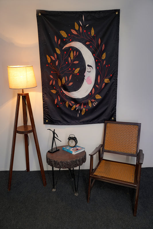 Nature & Moon Harmony Tapestry - draps.pk