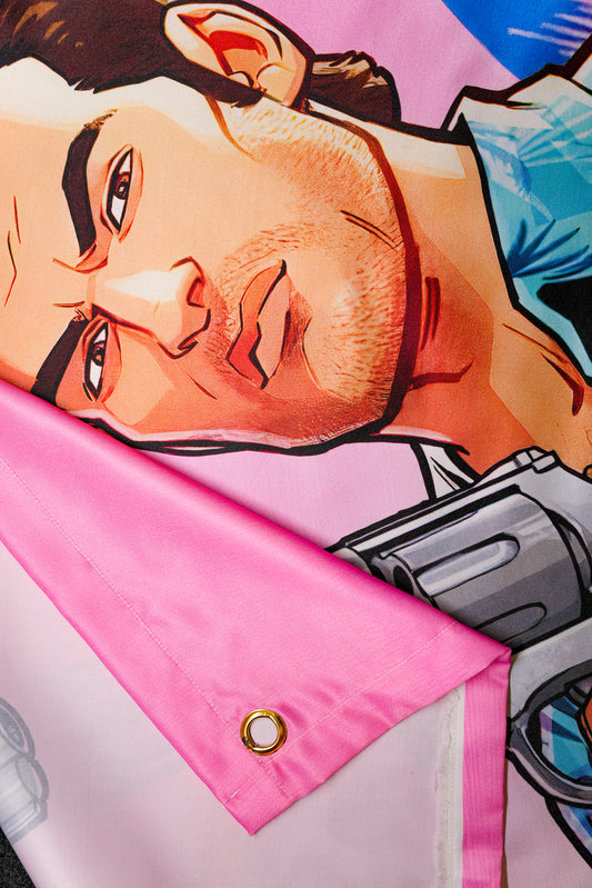 Tommy Vercetti Tapestry - draps.pk