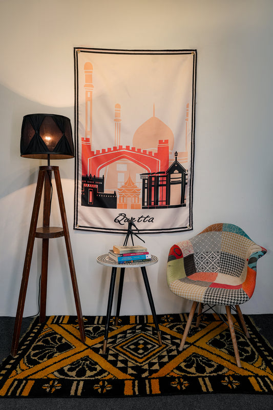 Quetta Skyline Tapestry - draps.pk