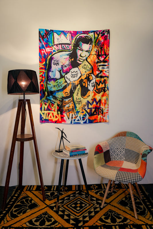 Mohammad Ali Pop Art Tapestry - draps.pk