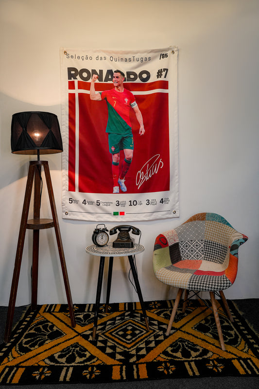 Cristiano Ronaldo Tapestry - draps.pk
