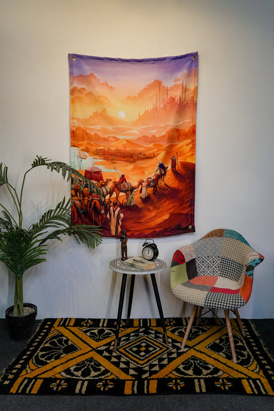 Vintage Arab Tapestry - draps.pk