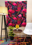 Flamingo tapestry - draps.pk
