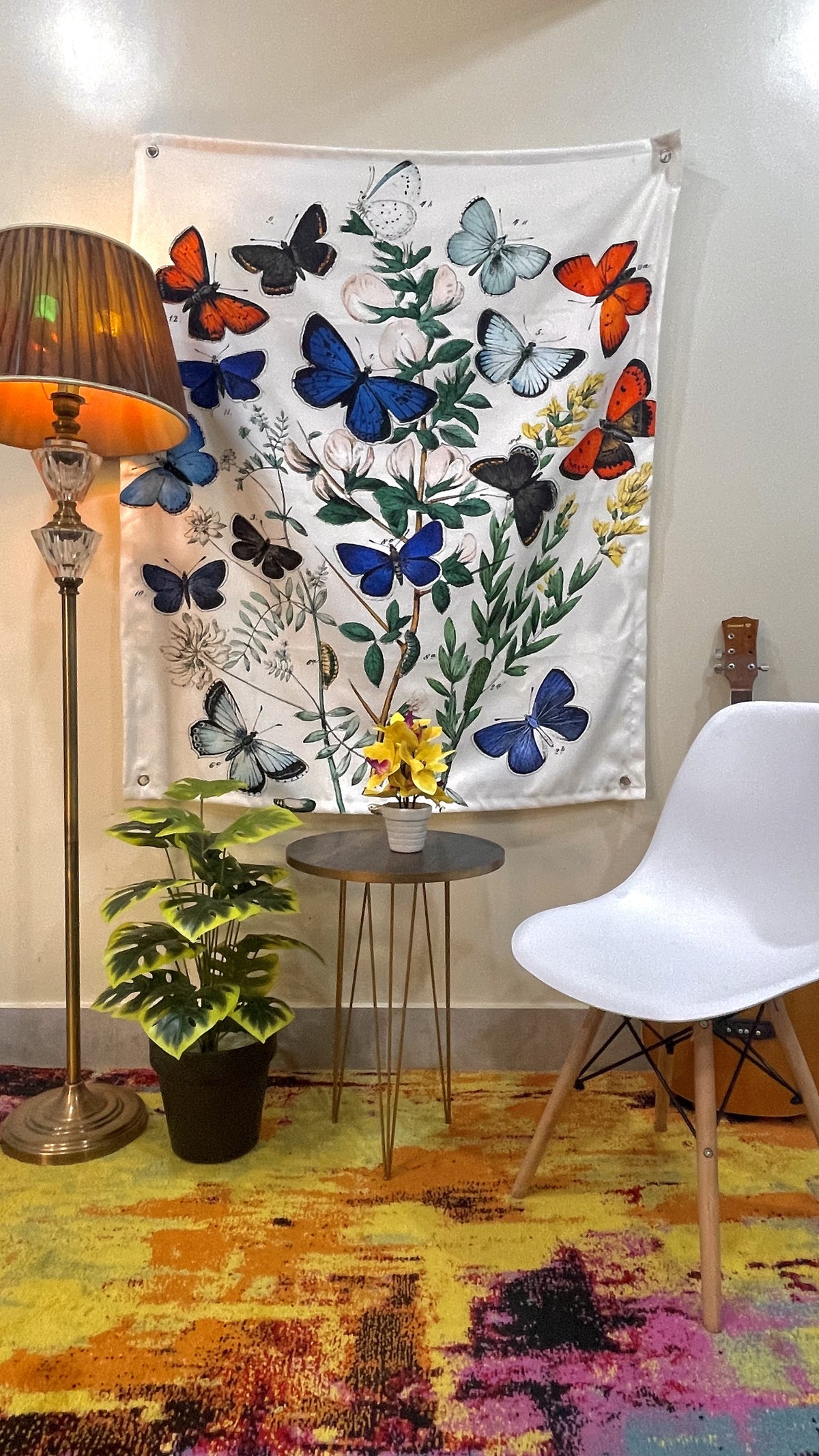 Butterfly wall tapestry sale