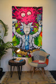 Rick And Morty Tapestry - draps.pk