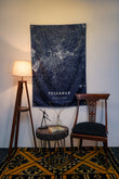 Peshawar Map Tapestry - draps.pk