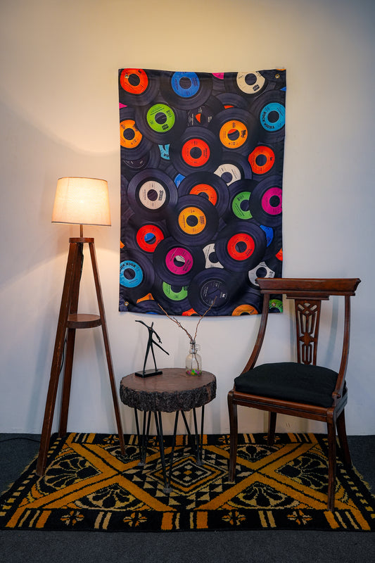 Vintage Vinyl Tapestry - draps.pk