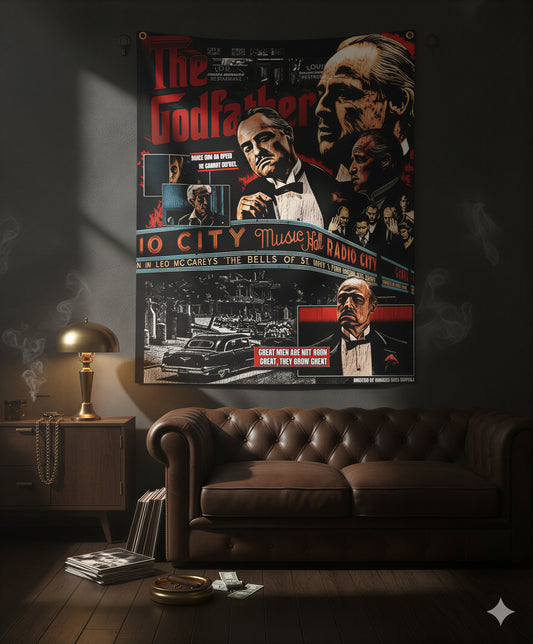 GODFATHER Wall Tapestry - draps.pk