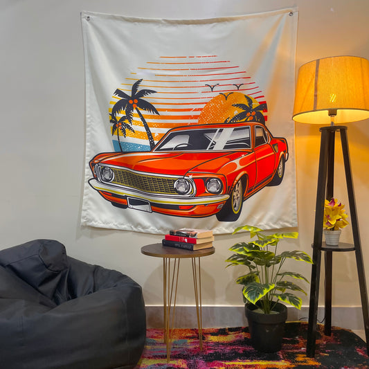 Muscle Car Tapestry