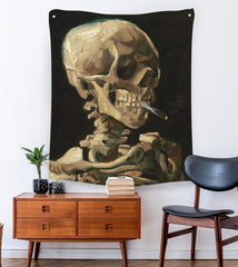 Smoker Skeleton Tapestry