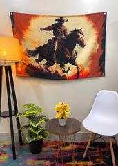 Cowboy tapestry