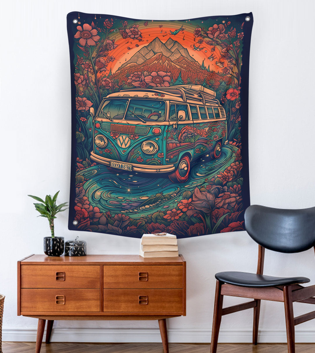 The Hipppie Van Tapestry