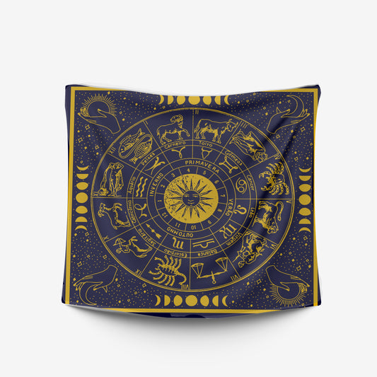 Zodiac Mandala tapestry